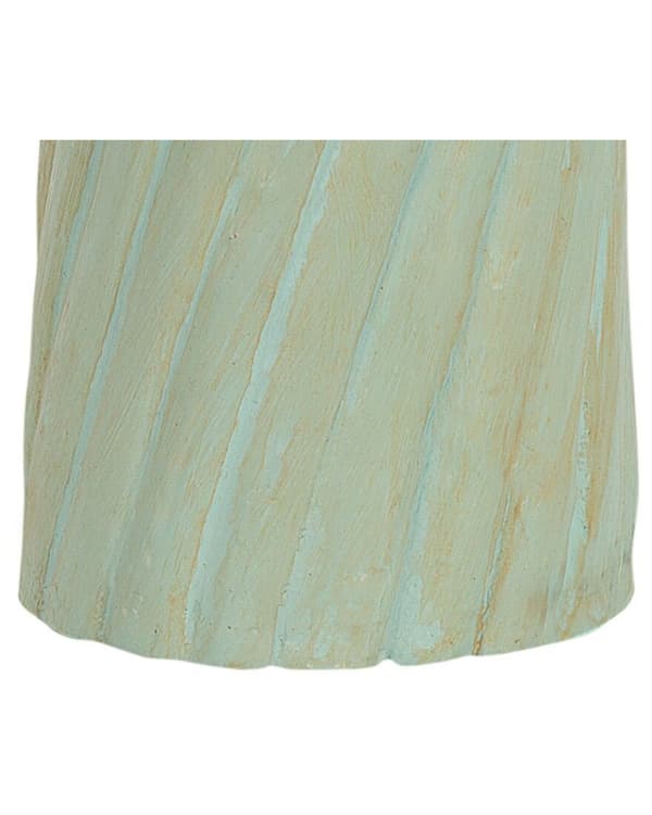 Dekorativ Vase Lysegrøn 54 cm Keramik Minimalistisk Moderne Skandinavisk Design