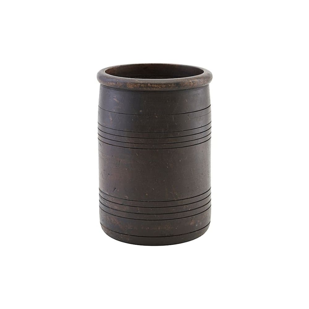 KangoSäilytyssastia/Ruukku Tummanruskea 22cm