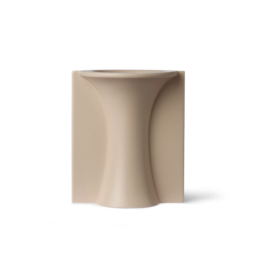Mold Shape Kukkamaljakko M Beige