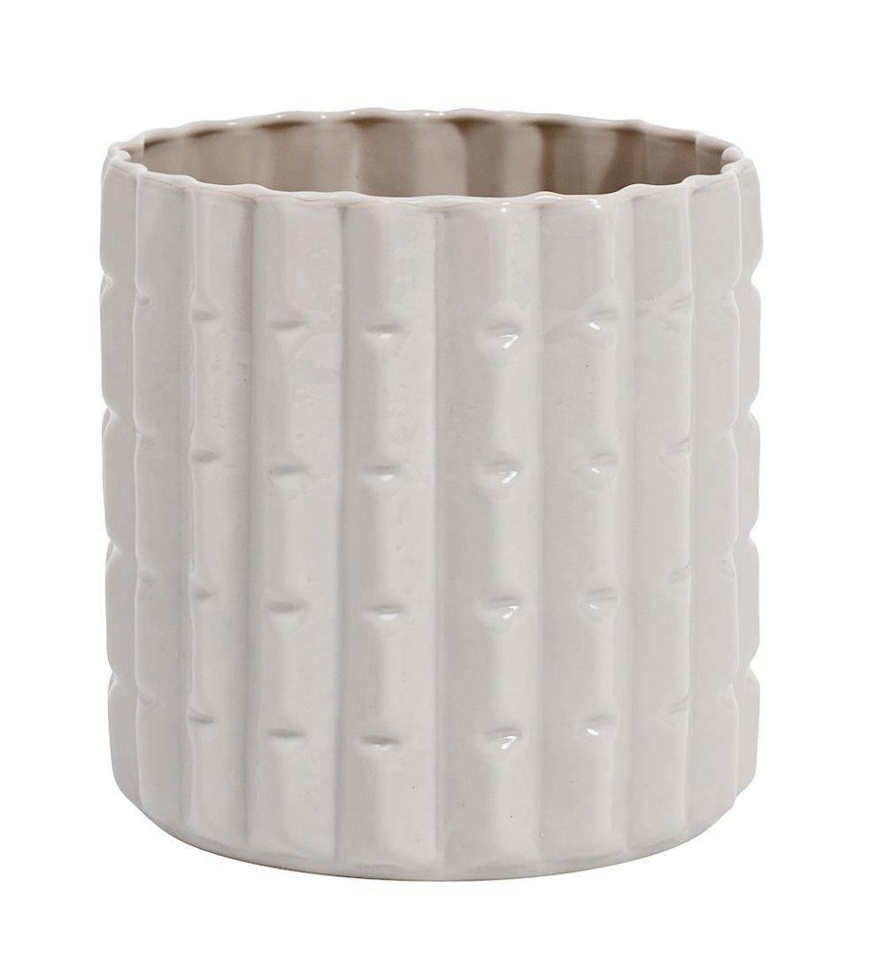 Opaali Maljakko Edgy 16 cm - Valkoinen