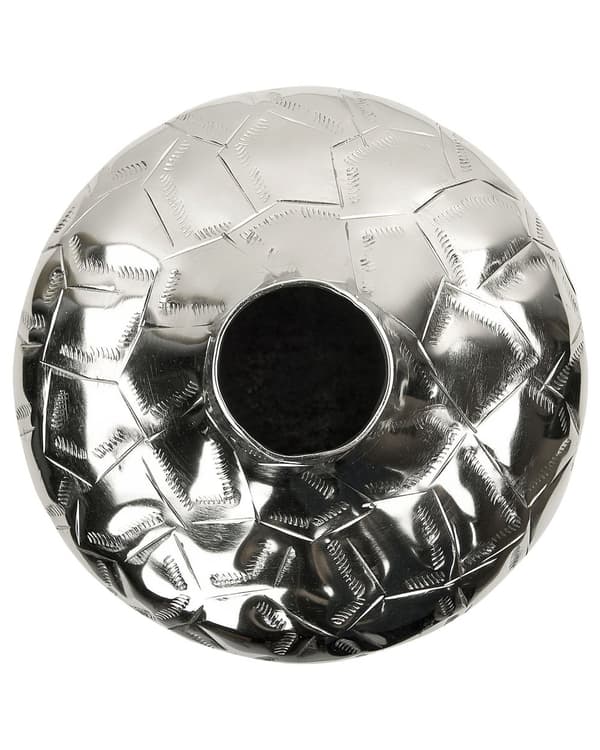 Blomstervase Sølv Aluminium 39 cm Dekorativ Anti-rids underlag Moderne Stue Glamourøs Accentstykke til Stue