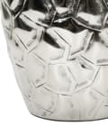 Miniatyrbild 5 av 6: Blomvas Silver Metall 39 cm Dekorativ Vattenbeständig Modern Vardagsrum Glamour Accentstycke
