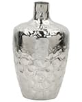 Miniatyrbild 1 av 6: Blomvas Silver Metall 39 cm Dekorativ Vattenbeständig Modern Vardagsrum Glamour Accentstycke