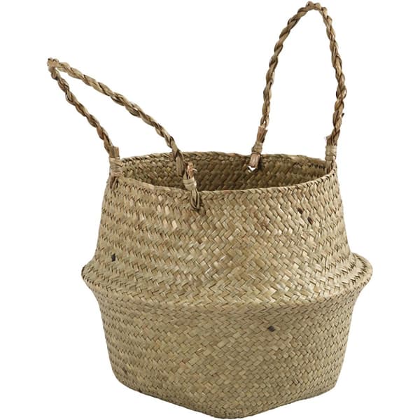Korg av Sjögräs - 24 cm - Diameter: 27 cm