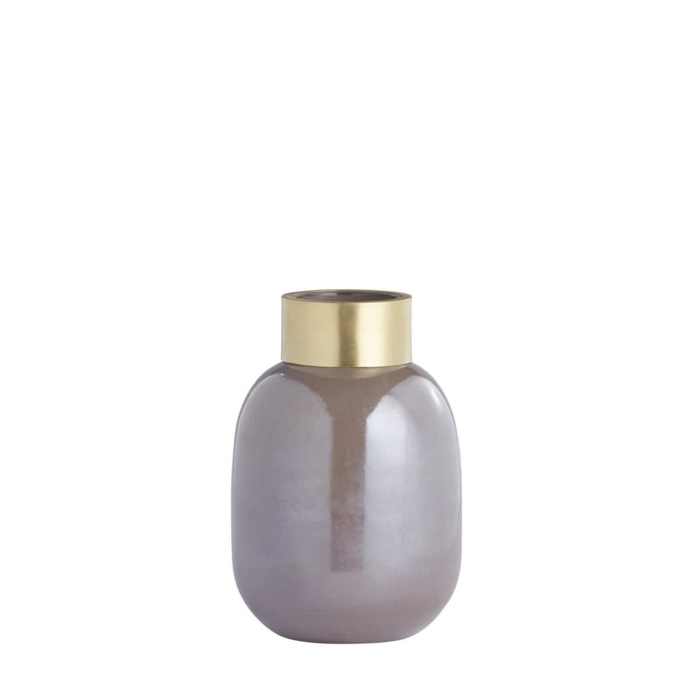Lene Bjerre Alma Vas H20 cm Bark/Light Gold