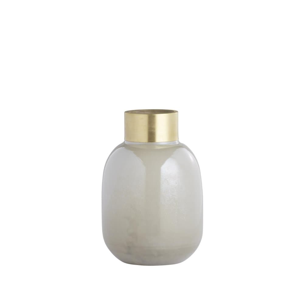 Lene Bjerre Alma Vas H20 cm Driftwood/Light Gold