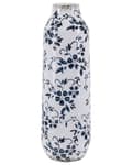 Miniatyrbillede 1 af 5: Vase Hvid Blå Keramik 30 cm Høj Flot Mønstret Blomstervase med Vandtæt Knitret Look Retro Design Håndværk til Stue Bordpynt til Vindueskarm