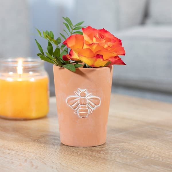 Something Different Bee Terracotta Plant Pot