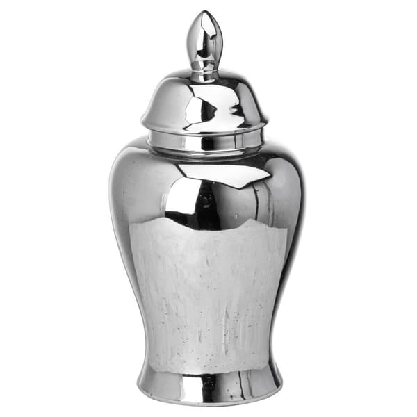 Hill Interiors Chrome ingefær krukke