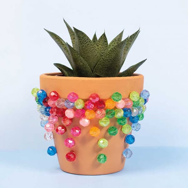 Krukor av Terrakotta - H: 9,5 cm - 10 st
