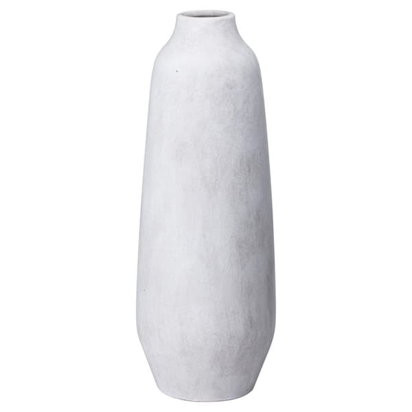 Hill Interiors Darcy Ople Vase Stone 41cm x 14cm x 14cm