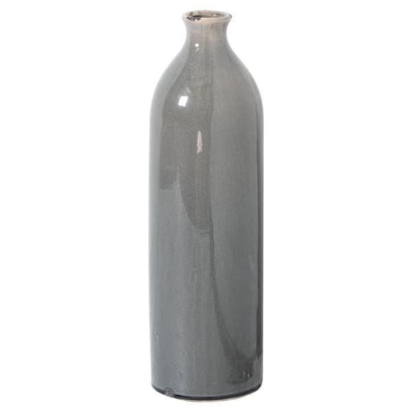 Hill Interiors Garda Gisela glaserad vas Grey 57cm x 17cm x 17cm
