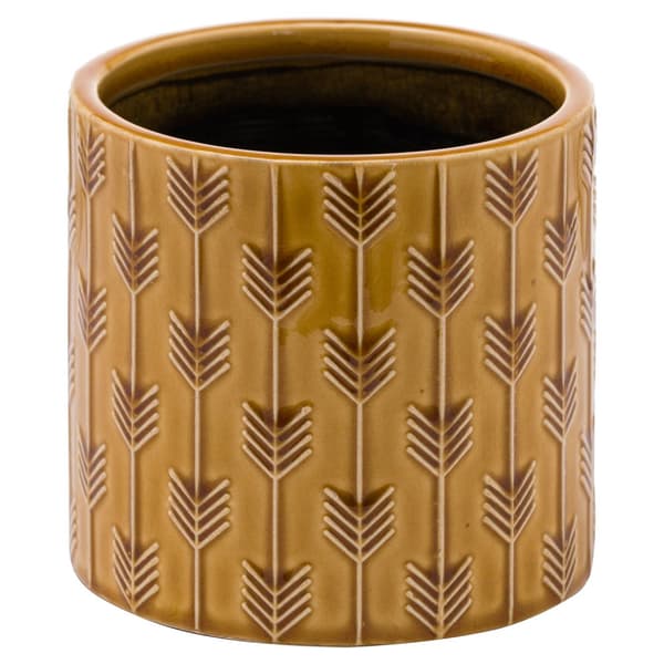 Hill Interiors Seville Collection Opti Planter Mustard Yellow One Size