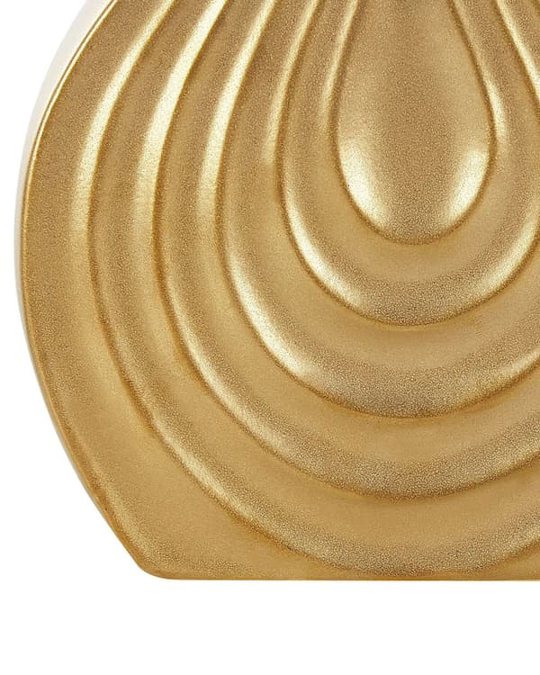 Dekorativ Vase i Guld farve Stentøj 25 cm