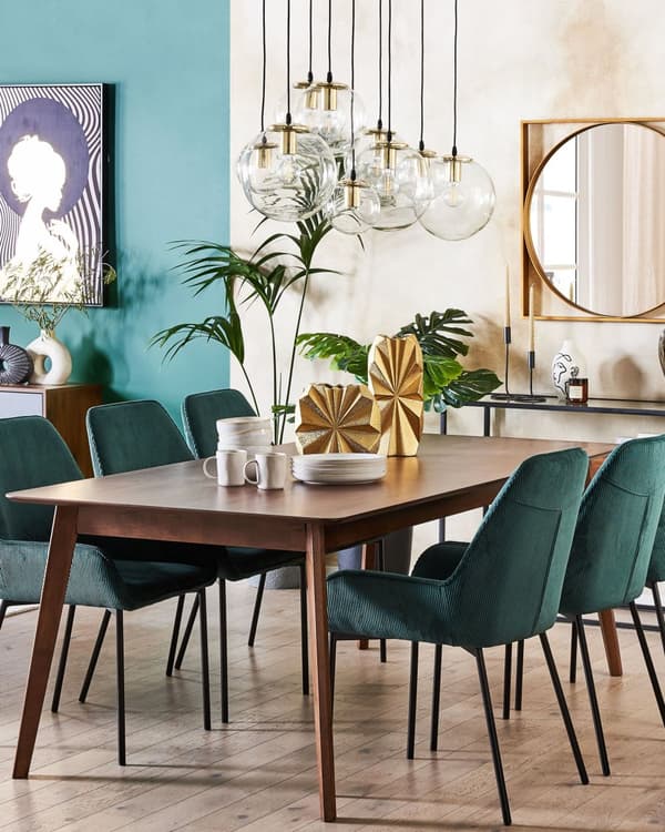 Dekorativ Vase i Guld Keramik 25 cm Glamour med Asymmetrisk Stjerne Stråler Mønster Effekt Kommode Skænk Indretning Stue Dekor