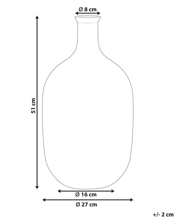 Blomvas Guldbrunt glas 51 cm Handgjord dekorativ rund knoppform Bordsskiva Heminredning Modern design