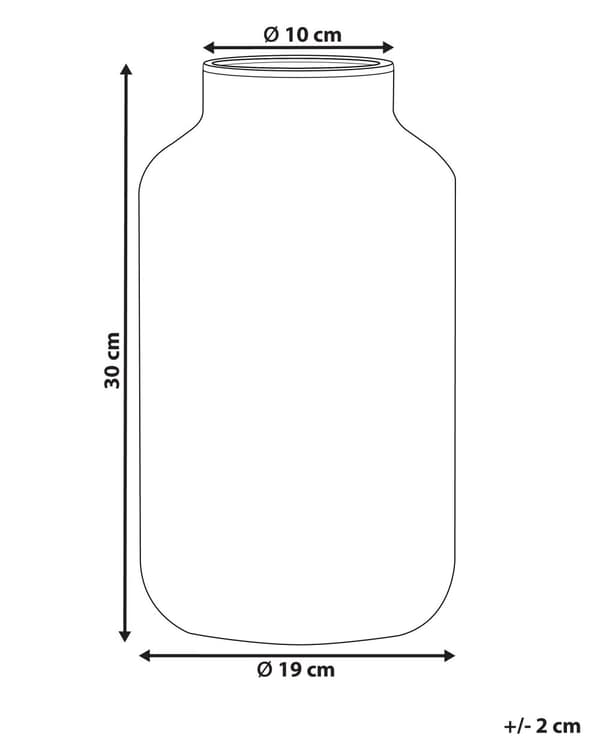 Koristemaljakko oliivinvihreä 19 x 33 x 19 cm lasi käsintehty kestävä kevyt skandinaavinen moderni