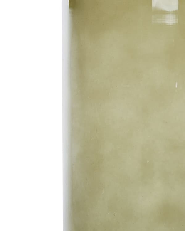 Koristemaljakko oliivinvihreä 19 x 33 x 19 cm lasi käsintehty kestävä kevyt skandinaavinen moderni