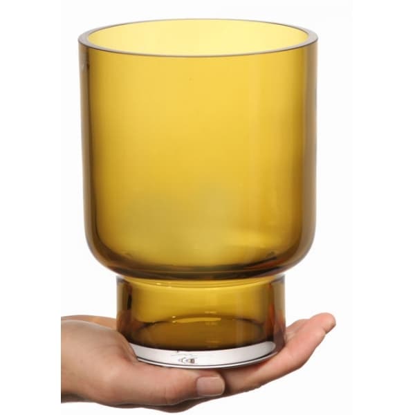 Vintage Vase Yellow, H 21cm - Orrefors