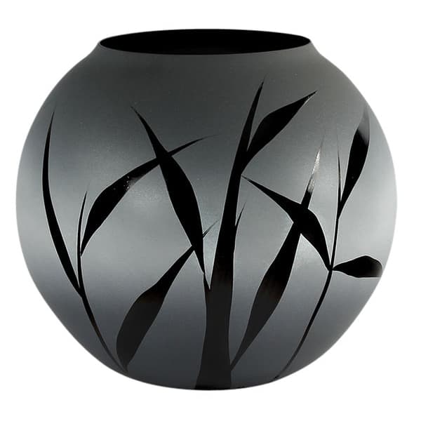 Nebbioso Vase Grey, Ø 17,5cm - Nybro