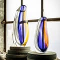 Miniatyrbillede 3 af 3: Orchid Vase Lilac/Amber Large - Kosta Boda