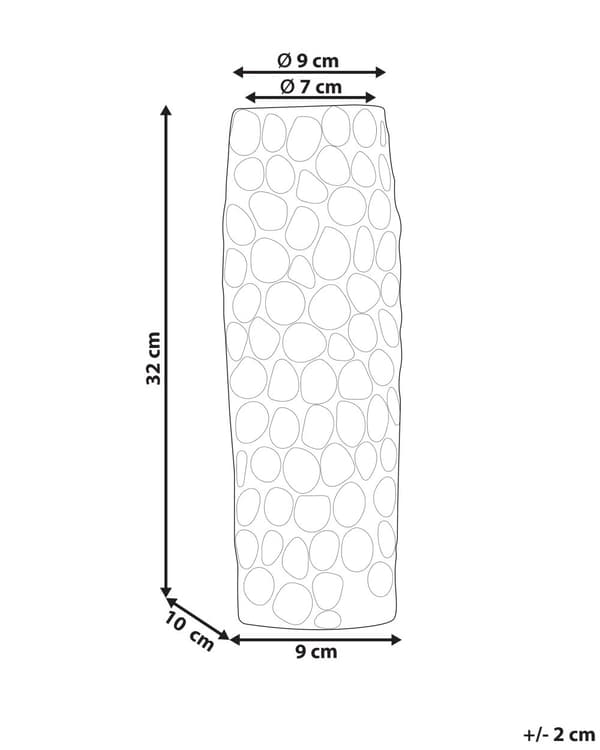 Blomstervase Sølv Aluminium Metal Boligdekoration Håndlavet Ornament Moderne stil