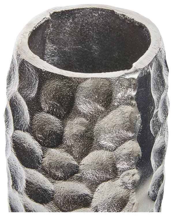 Blomstervase Sølv Aluminium Metal Boligdekoration Håndlavet Ornament Moderne stil
