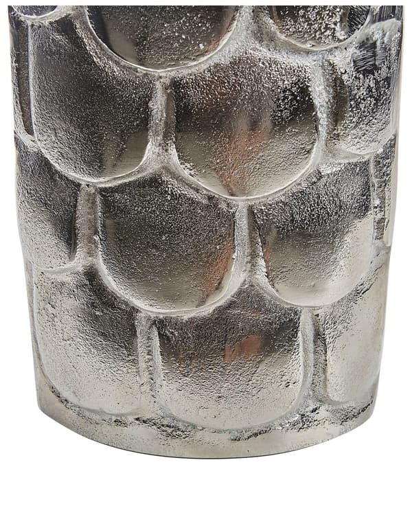 Dekorativ sølv aluminium metal vase til bord blomster dekoration moderne stil