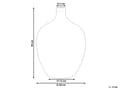 Miniatyrbillede 3 af 7: Vase Grøn Glas 39 cm Dekorativ Mundblæst Oval Glasvase Gennemsigtig Stor Gulvvase Design Bordpynt til Vindueskarm Pynteting Blomstervase