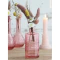 Miniatyrbild 2 av 2: Vintage präglad glasvas - Rosa - 7,5 x 15,8cm