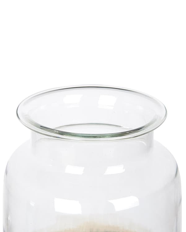 Vase Flerfarvet Iriserende Glas 27 x 15 cm Dekorativ Stor Rund Cylindrisk Mundblæst Blomstervase Bordpynt til Stue Soveværelse Tilbehør