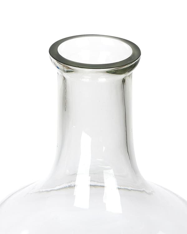Vase Flerfarvet Iriserende Glas 34 x 25 cm Dekorativ Lille Rund Kolbe Mundblæst Blomstervase Bordpynt Opbevaring til Stue Soveværelse Tilbehør