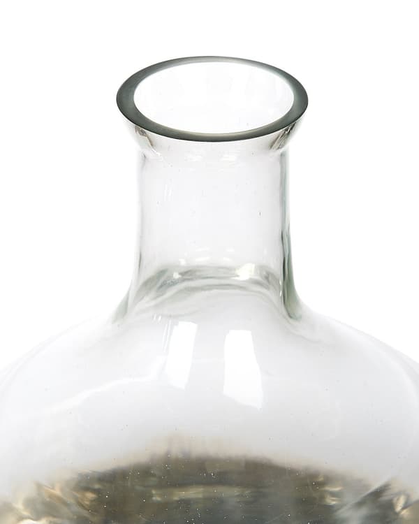 Blomvas Iriserande Flerfärgad Glas 34 cm Handgjord Heminredning Modern design