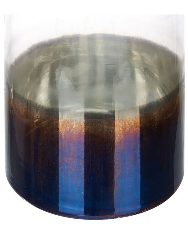 Blomvas Iriserande Glas 27 cm Handgjord Heminredning Modern design