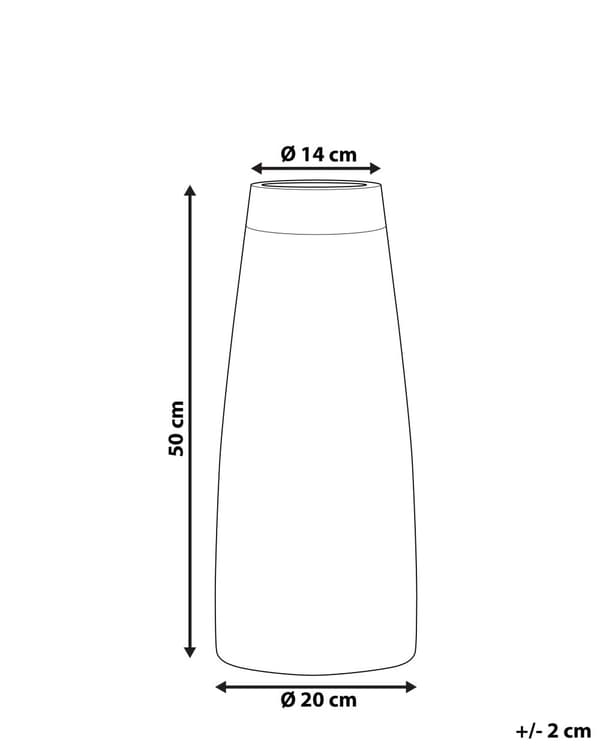 Dekorativ Vase Mørkt Tre Terracotta Elegant