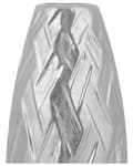 Miniatyrbilde 4 av 5: Blomstervase Sølv Steintøy 33 cm Flaskeform Moderne og glamorøs stil Dekorasjon Tilbehør