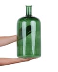 Miniatyrbilde 4 av 6: Blomstervase Grønn Glass 45 cm Håndlaget Dekorativ Flaskeform Hjemmedekorasjon Moderne Design