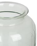 Miniatyrbilde 5 av 6: Blomstervase Lysegrønt Glass 35 cm Håndlaget Dekorativ Bordplate Hjemmedekorasjon Moderne Design