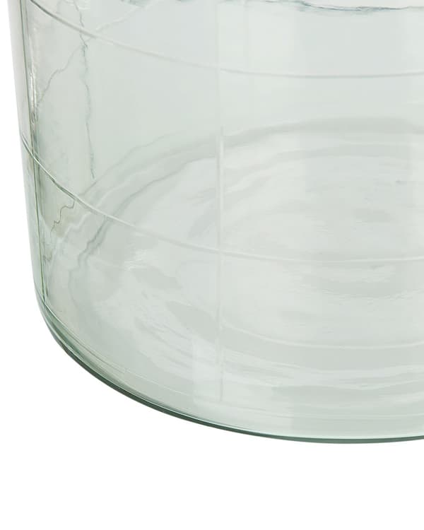 Blomstervase Lysegrønt Glass 35 cm Håndlaget Dekorativ Bordplate Hjemmedekorasjon Moderne Design