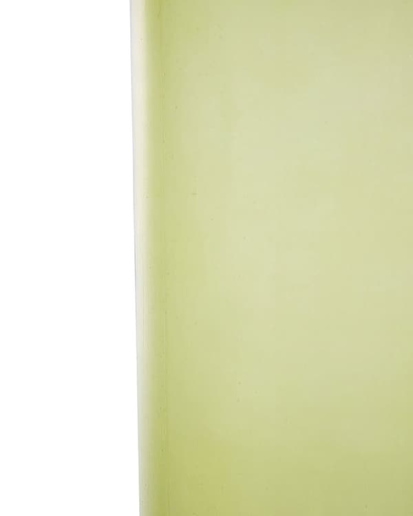 Dekorativ vase Grønn Glass Transparent Dekorativt Glass Hjemtilbehør Glassvase