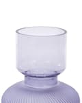 Pikkukuva 4 / 5: Kukkamaljakko violetti 14 x 24 x 14 cm lasi koristeellinen pyöreä moderni perinteinen