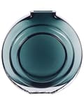 Miniatyrbild 1 av 7: Blomvas Turkos Glas 15 cm Dekorativ Rund form Bordsskiva Hem Dekoration Modern Design