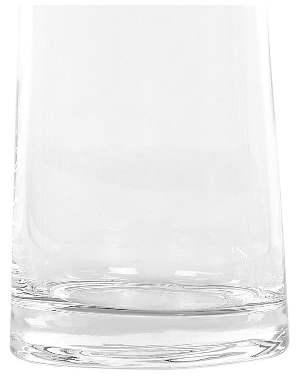 Vase Transparent Glas 26 cm Moderne Glasvase til Stuen Bordpynt til Soveværelse Pynteting til Vindueskarm Tilbehør Blomstervase