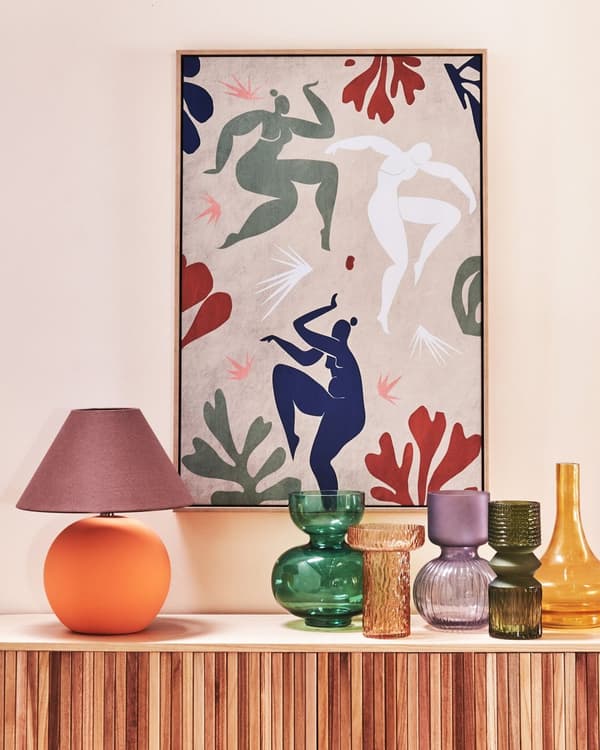 Vase Grøn Glas 27 cm Moderne Rund Glasvase til Stuen Bordpynt til Soveværelse Pynteting til Vindueskarm Tilbehør Blomstervase