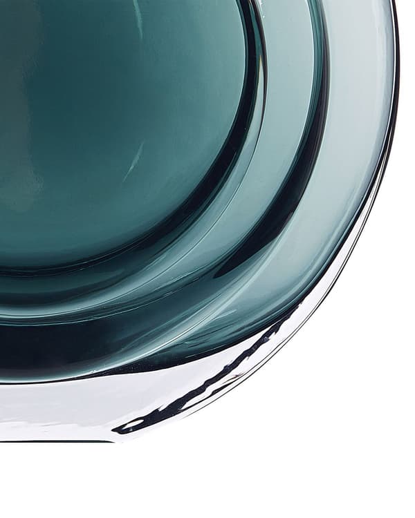 Vase Transparent Glas 15 cm Moderne Rund Glasvase til Stuen Bordpynt til Soveværelse Pynteting til Vindueskarm Tilbehør Blomstervase