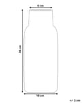 Pikkukuva 3 / 6: Kukkamaljakko smaragdinvihreä 10 x 26 x 10 cm lasi neliö moderni