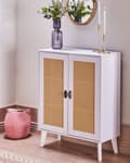 Miniatyrbild 5 av 8: Blomvas Lila Glas 31 cm Dekorativ Bordsskiva Heminredning Modern Retro Design