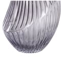 Miniatyrbild 9 av 9: Blomvas Grå Glas 36 cm Abstrakt Form Modern Design Vardagsrum Sovrum