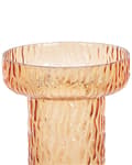 Miniatyrbilde 6 av 7: Vase Oransje Glass 20 cm Retro design Blomstervase Dekorasjon Tilbehør Innredning