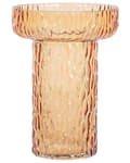 Miniatyrbilde 1 av 7: Vase Oransje Glass 20 cm Retro design Blomstervase Dekorasjon Tilbehør Innredning
